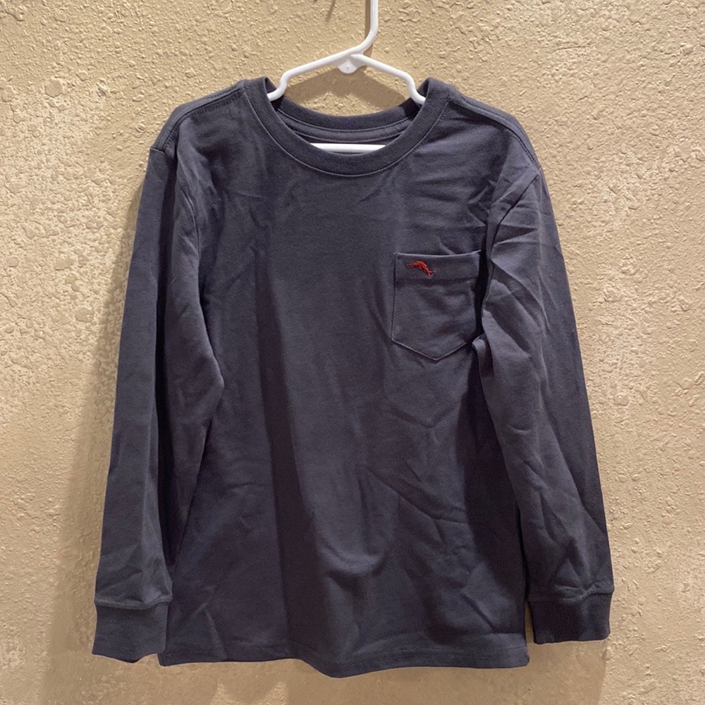 Tommy Bahama Kids’ Size Medium (7/8) Long Sleeve Pocket Tee